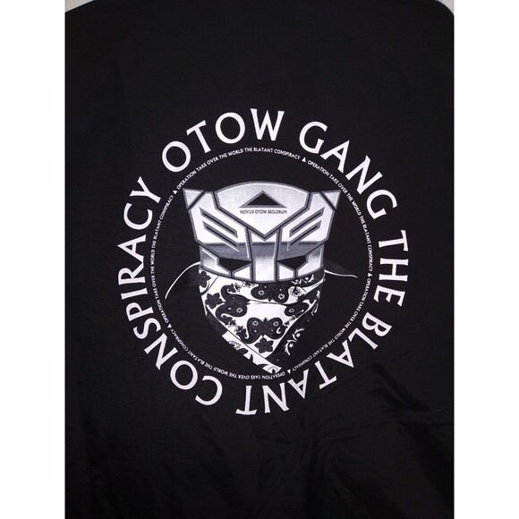 OTOW Gang The Blatant Conspiracy Mens  XL Lightweight Black Shacket - Picture 8 of 10